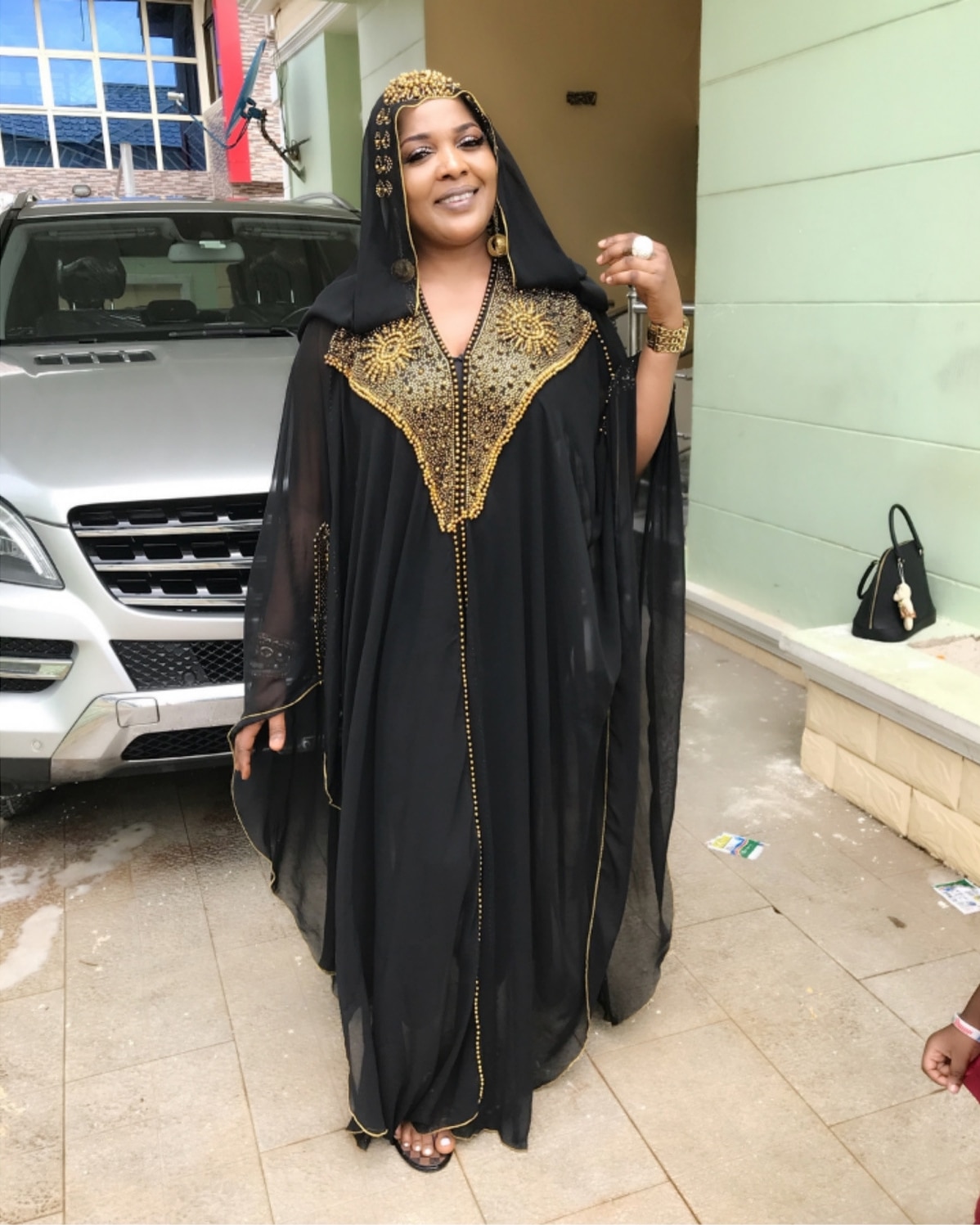 Beading Africa Clothing African Dresses For Women Muslim Robe Long Dress High Quality Length Fashion African Dress Lady