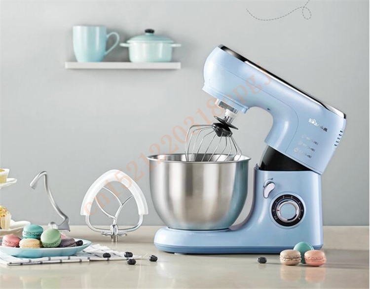 220V Multifunctional Electric Dough Mixer 5L 1000W Kitchen Stand Food Mixer Blender Egg Cream Beater For Baking