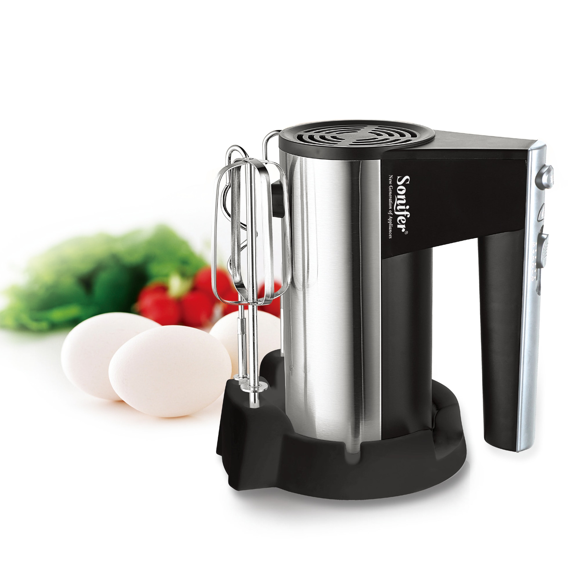 5 Speeds 300W Electric Food Mixer Hand Blender High Quality Dough Blender Egg Beater Hand Mixer For Kitchen 220V Sonifer