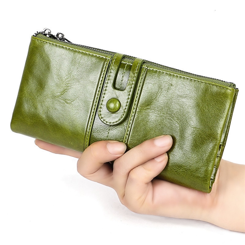 Women Purses Long Zipper Leather Ladies Clutch Bags With Cellphone Holder High Quality Card Holder Wallet New