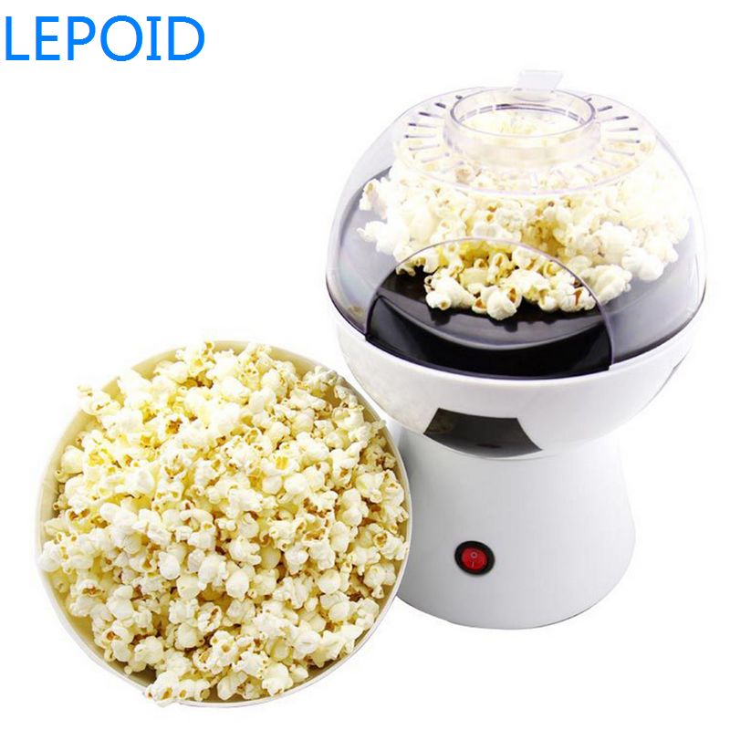 LEPOID Portable Electric Popcorn Maker Home Hot Air Popcorn Making Machine Kitchen Desktop Mini Diy Corn Maker