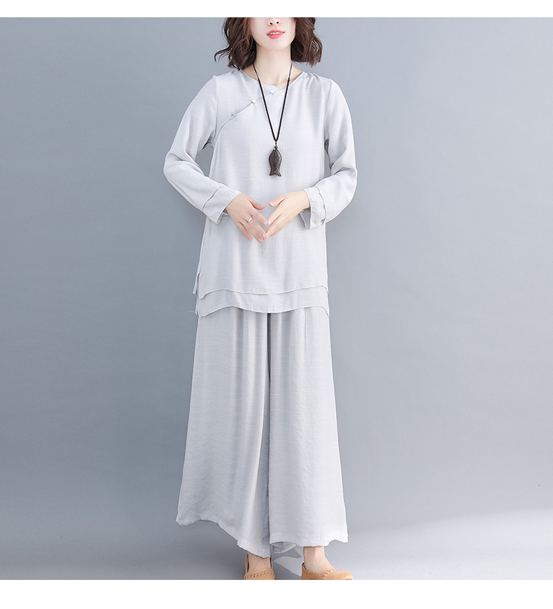 New Muslim Spring Autumn Women's clothes sweatsuits for women Suits sets Full sleeve Tops + Long Pants Elastic Waist Casual 2pcs sets