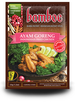 Bumbu Bamboe Ayam Goreng - Fried Chicken Instant Spices - Bumbu Bamboe