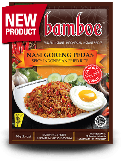 Spicy Fried Rice Instant Spices - Bamboe Bumbu Nasi Goreng Pedas -  Bamboe Instant Spices