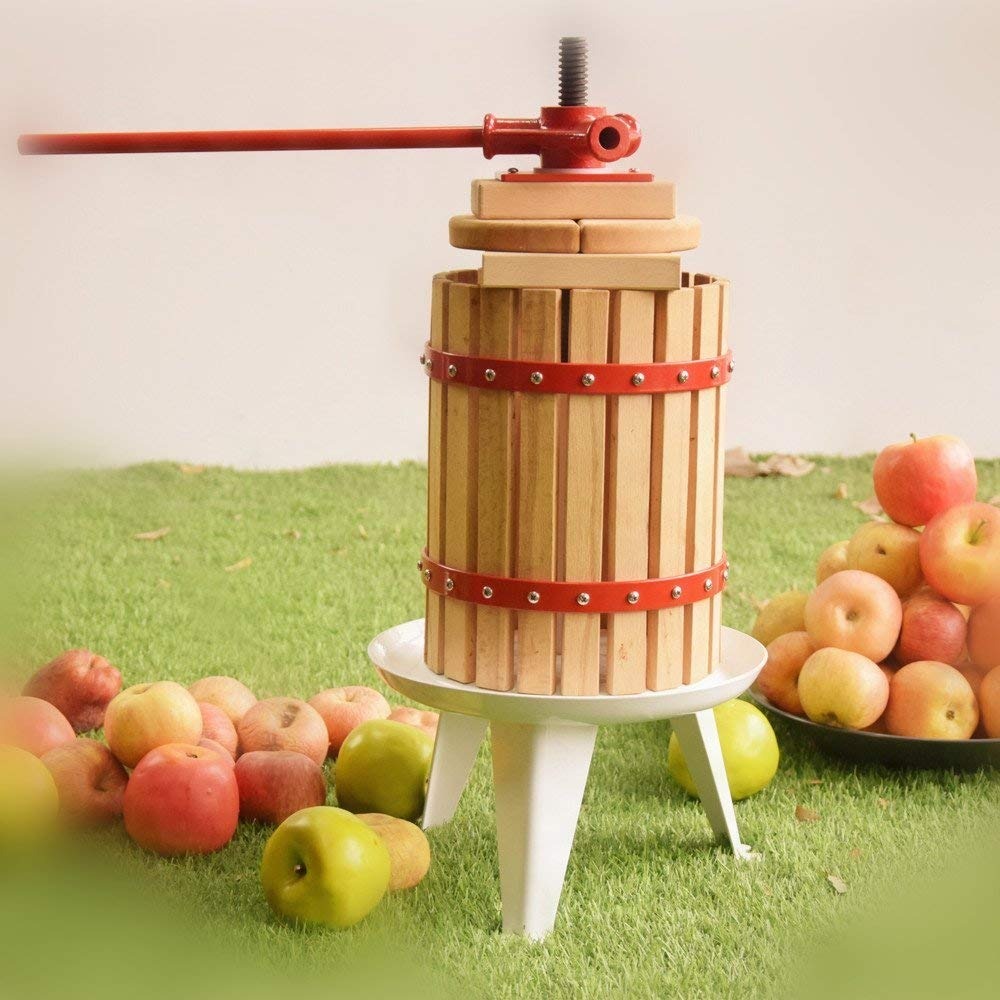 Manual press juice machine DIY grape wine maker juice residue separation Home apple pressing juicer for honey/fruit/vegetable