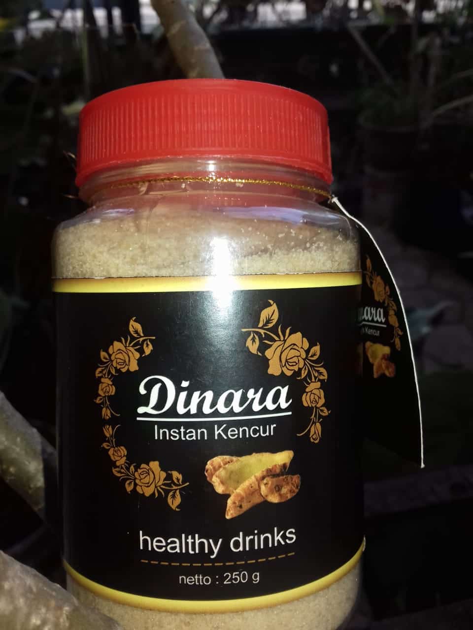 instan galangal healty drinks (Kaempferia Galanga) contains essential oils that have been used in herbal medicine in China to treat indigestion, colds, shortness of breath and abdominal pain  to heada