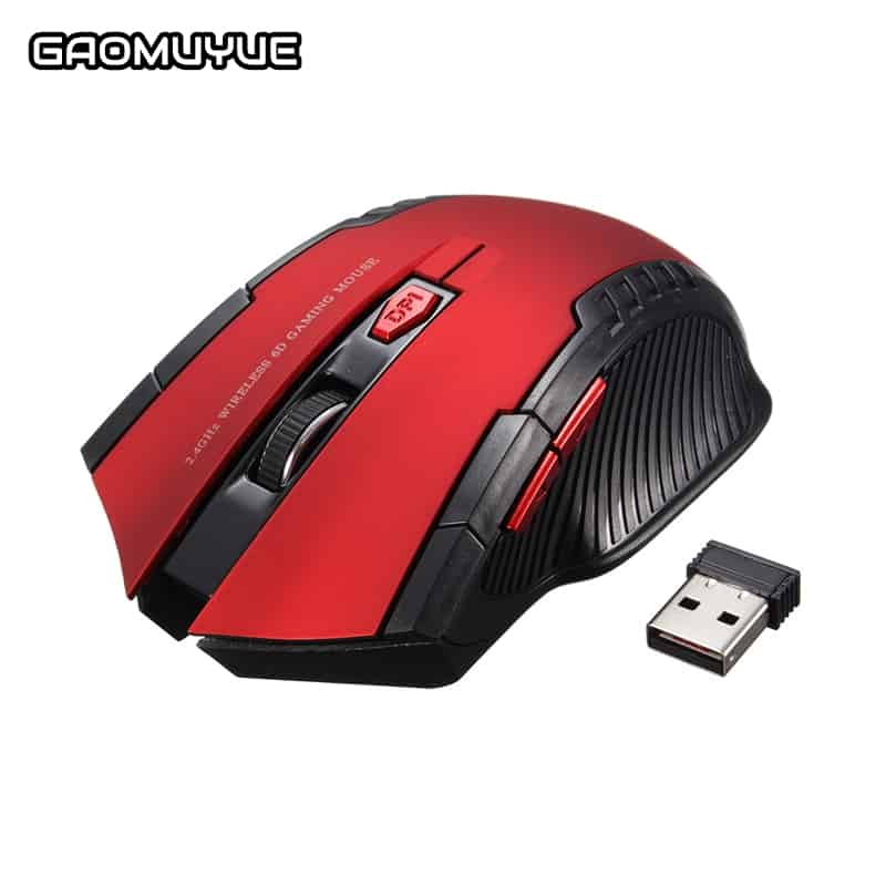 GAOMUYUE 2.4Ghz Mini Portable Wireless Mouse USB Optical 2000DPI Adjustable Professional Game Gaming Mouse Mice For PC Laptop A1