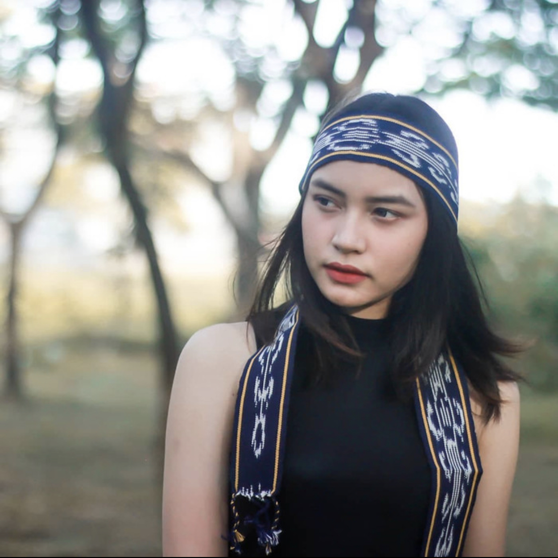 Woven Headband - Original Borneo Dayak Ethnic Motifs - Handmade Weaving - YSA01