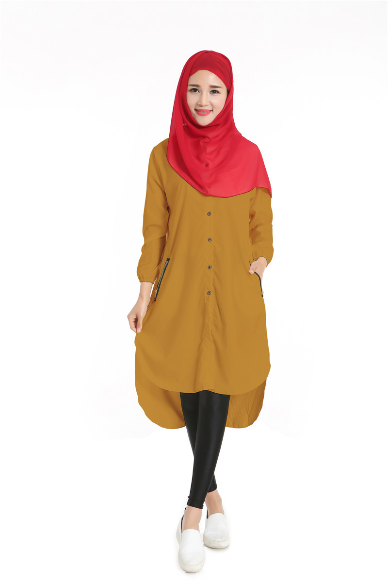New Women Lady Muslim Loose T Shirt Maxi Short Dress Kaftan Clothes Dress Abaya Jilbab