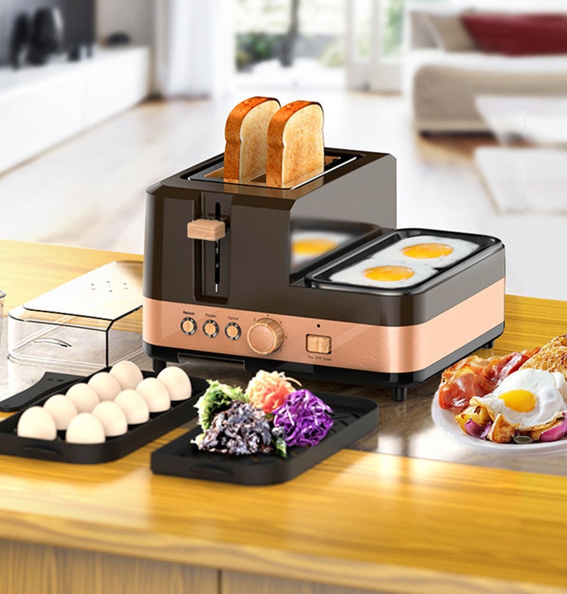 3 in 1 breakfast machine kitchen tools toast furnace automatic household multi-function breakfast toast toast machine