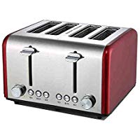 HT-6218 220V Household Automatic Electric Toaster Commercial 6-Gear Adjustment Bread Machine Multifunctional 4-Slice Bread Maker