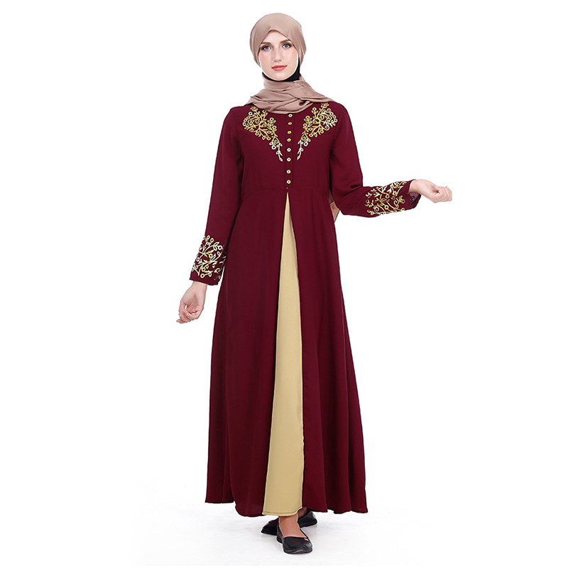MISSJOY Dubai kaftan Dress Muslim Party Abaya Women Arabic Lace Cardigain Patchwork turkey Islam Prayer caftan marocain dresses