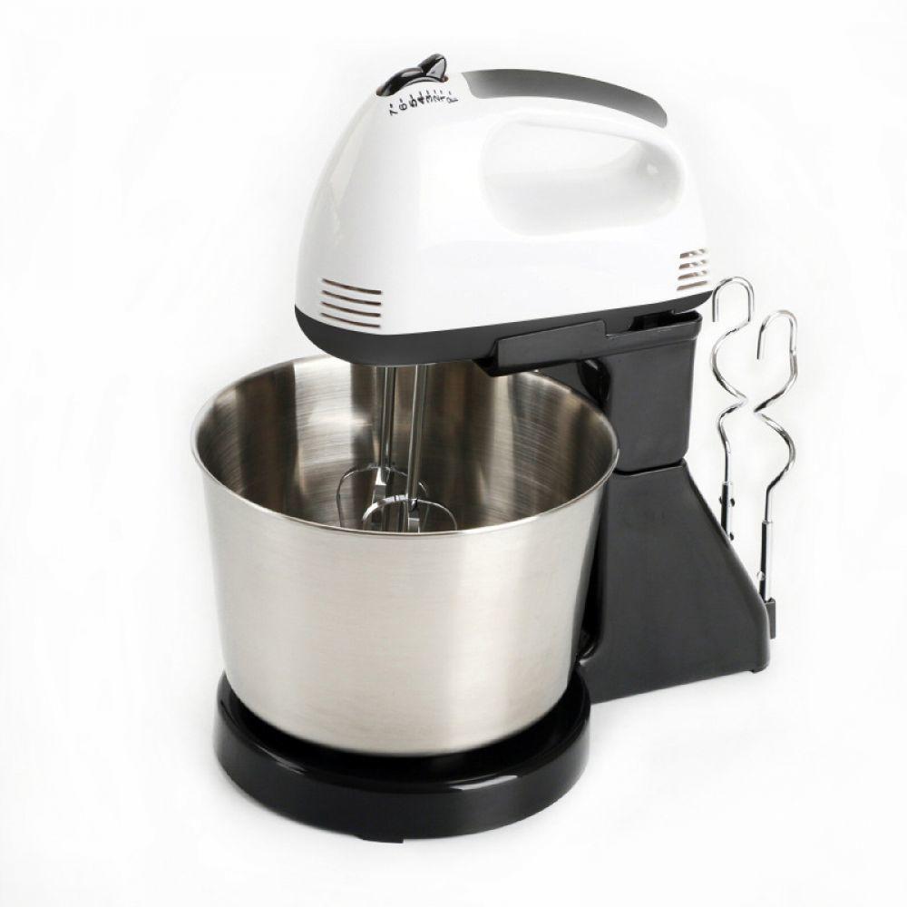 New Electric Food Mixer Table &Stand Cake Dough Mixer Handheld Egg Beater Blender Baking Whipping Cream Machine 7 Speed