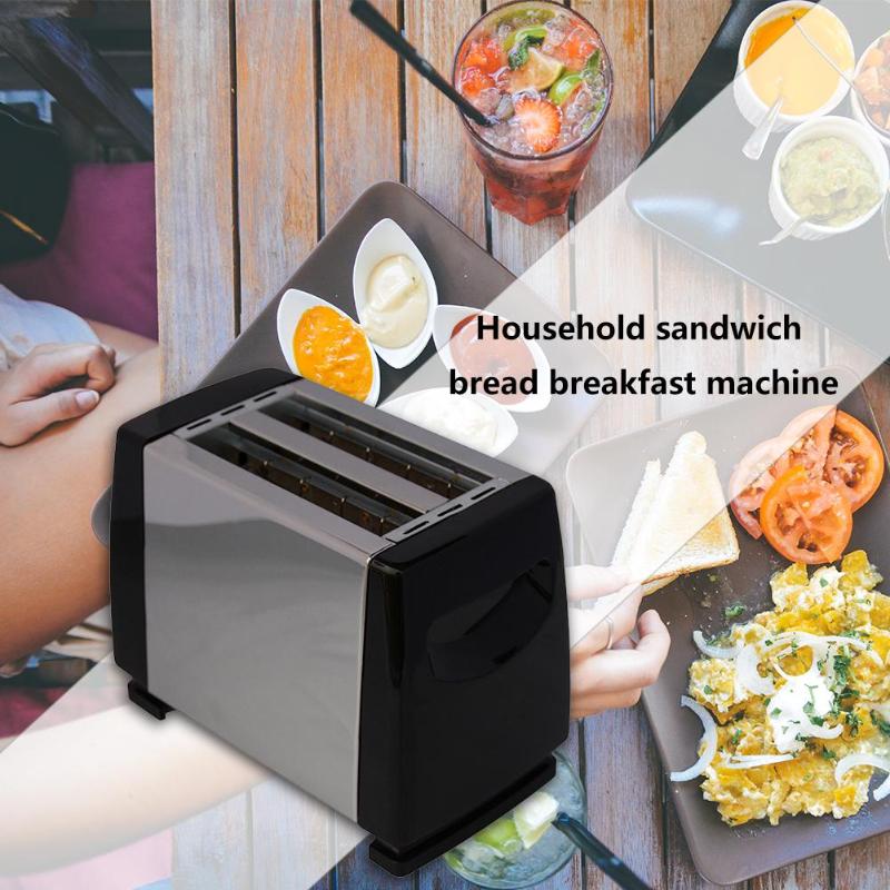 SOKANY 750W 6-speed Automatic Toaster of 2 Slice Toaster Home Sandwich Maker Breakfast Machine