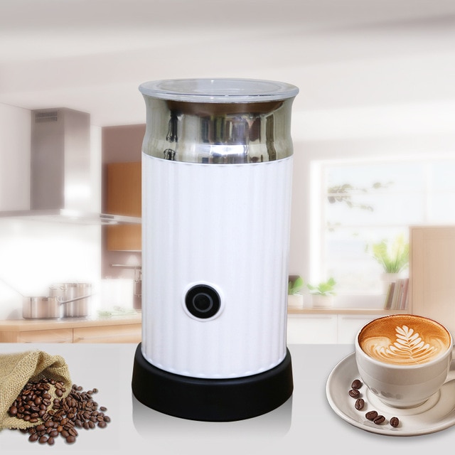 Automatic Milk Frother With Stainless Steel Container For Soft Foam Cappuccino Electric Coffee Machine Maker Hot/Cool Eu Plug