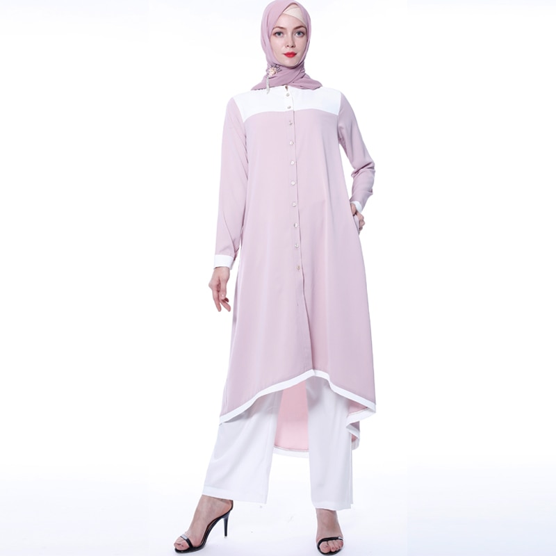 Abaya Turkish Dubai Hijab Muslim Dress Abayas For Women Tops And Pants Set Caftan Prayer Islam Clothing Oman Moroccan Kaft