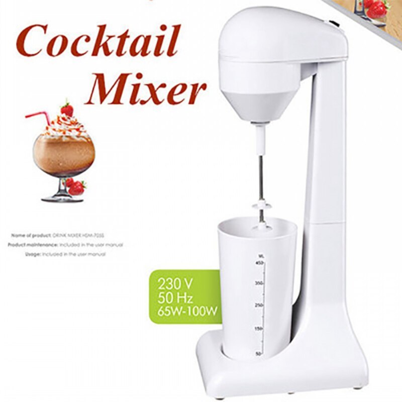 220V Electric Milk Frother Coffee Foamer Cold and Hot Milking Machine Fancy Coffee Foamer Food Mixer EU/UK plug for Kitchen