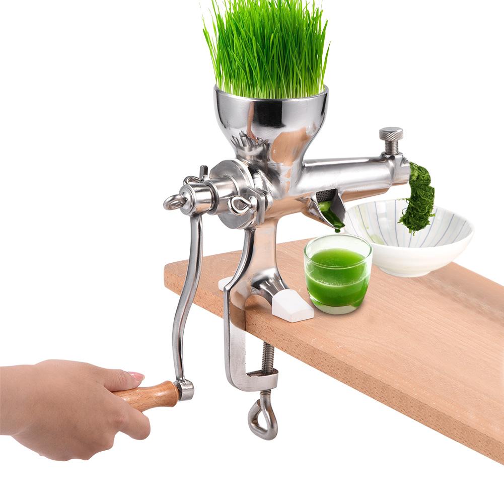 Top quality cold press manual stainless steel WheatGrass Juicer,healthy wheat grass juicer machine,wheat grass juice extractor