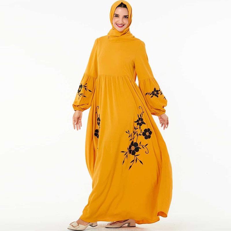 Kaftan Abaya Dubai Long Muslim Dress Islamic Clothing Abayas For Women Tturkish Dresses Caftan Marocain Robe Islam Hijab Dress