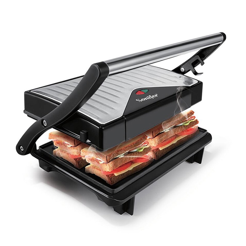 Mini Electric BBQ Grill 750W Travel Barbecue Machine Grill Electric Hotplate Smokeless Grilled Meat Pan Easy To Carry Sonifer
