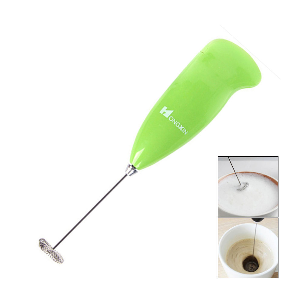 Mini Electric Whisk Mixer Stirrer Stainless Steel Hand Drill Mixer Stem Egg Beater For Coffee Milk Frother Whipped Creamer Juice
