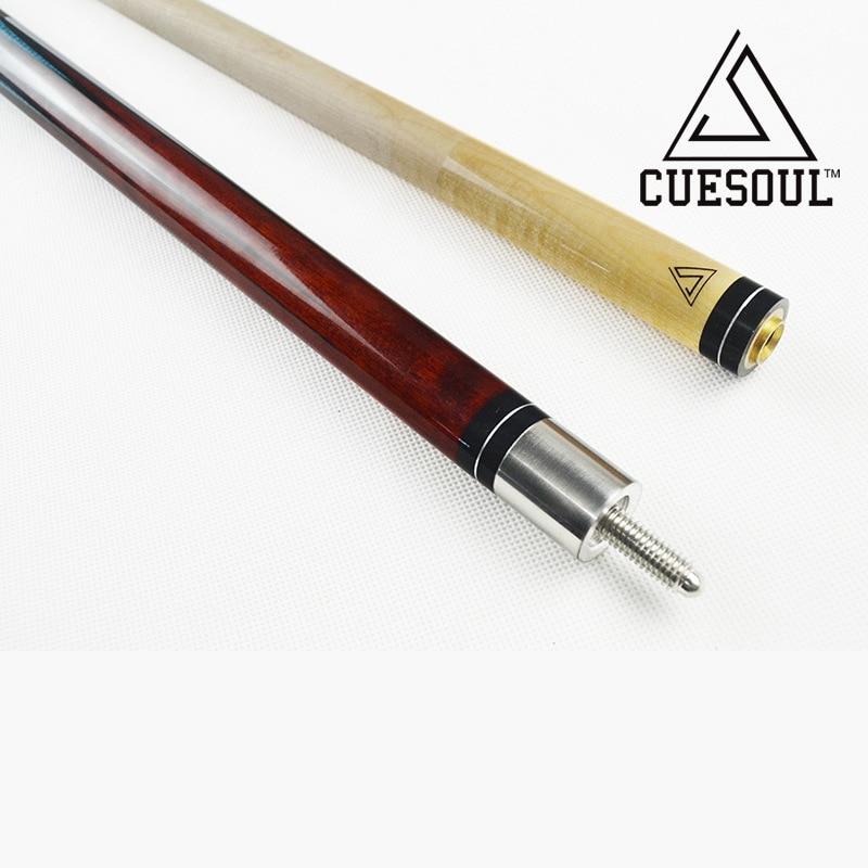 CUESOUL 58 "Professional 1/2 Jointed Billiard Pool Cues Stick 11.5mm / 12.75mm Tip 147cm For Black 8 Nine Ball