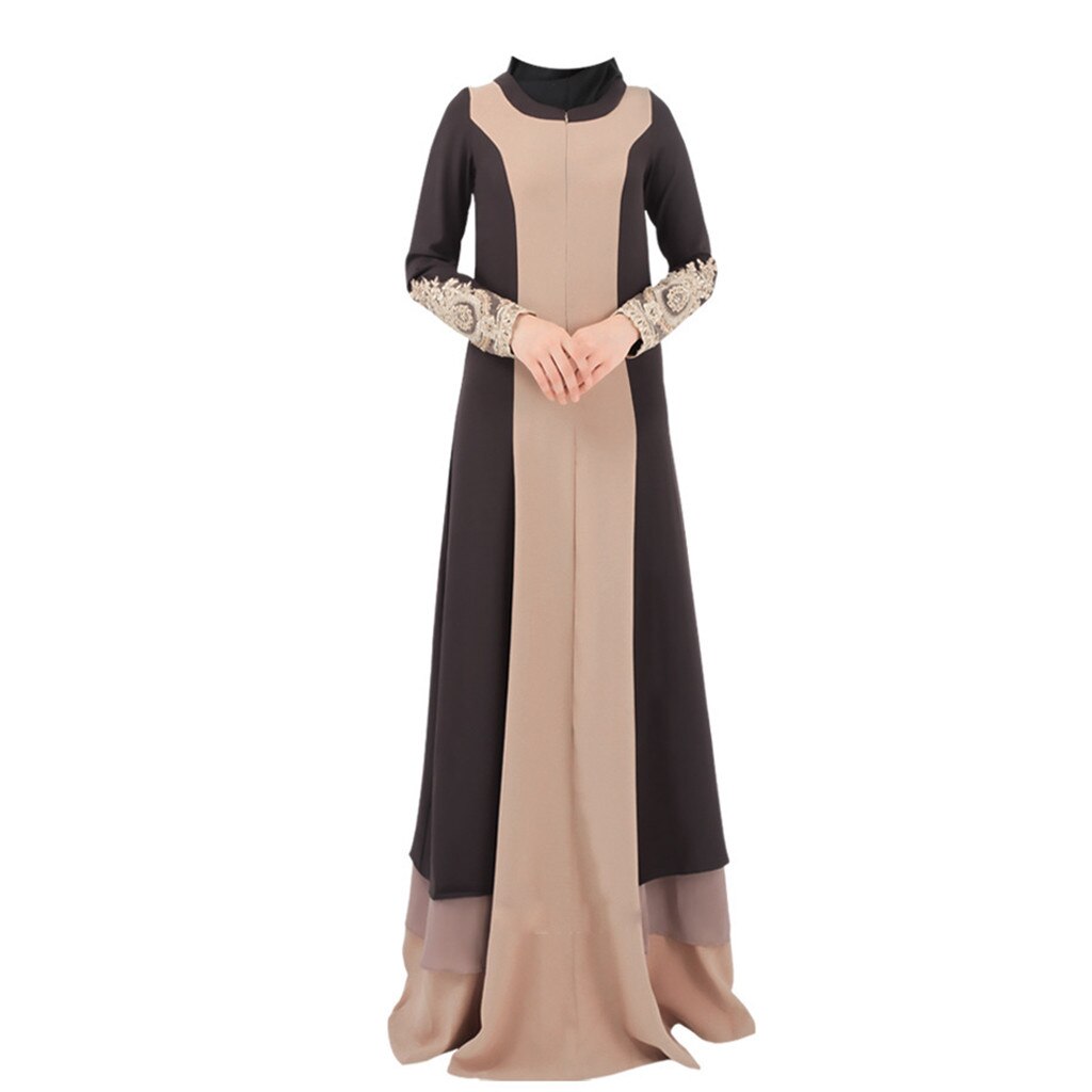 solid robe hijab abaya dubai turquie Vintage Women abaya femme long Maxi Dress Arab Jilbab Muslim Robe kaftan for women