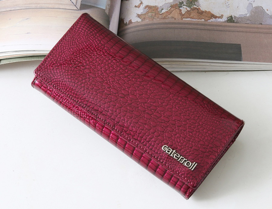 Genuine leather women wallets alligator ladies leather wallet luxury brand women wallet long female clutch purses
