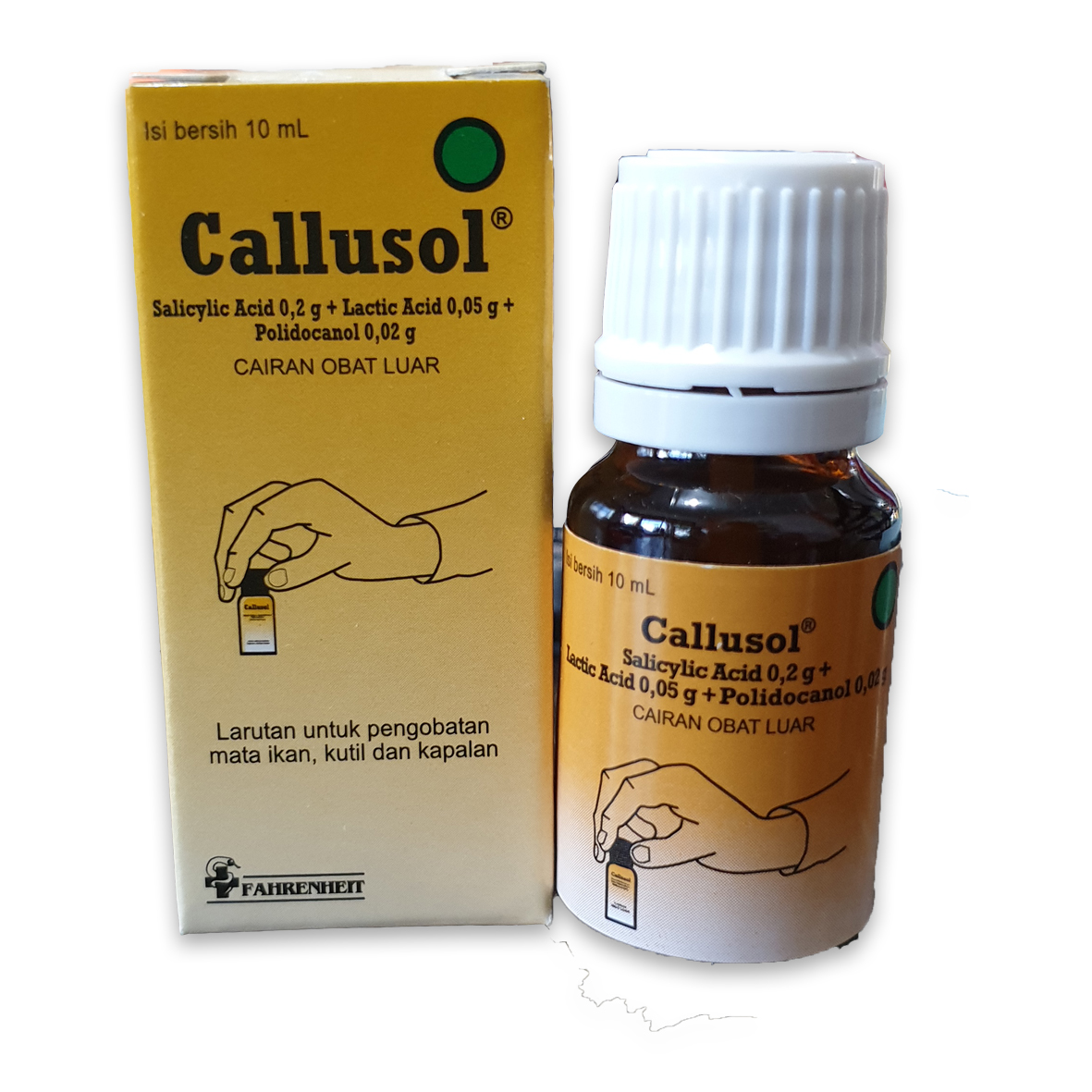 Callusol - Treat Eyelets, Callus, Hardened Skin, and Warts