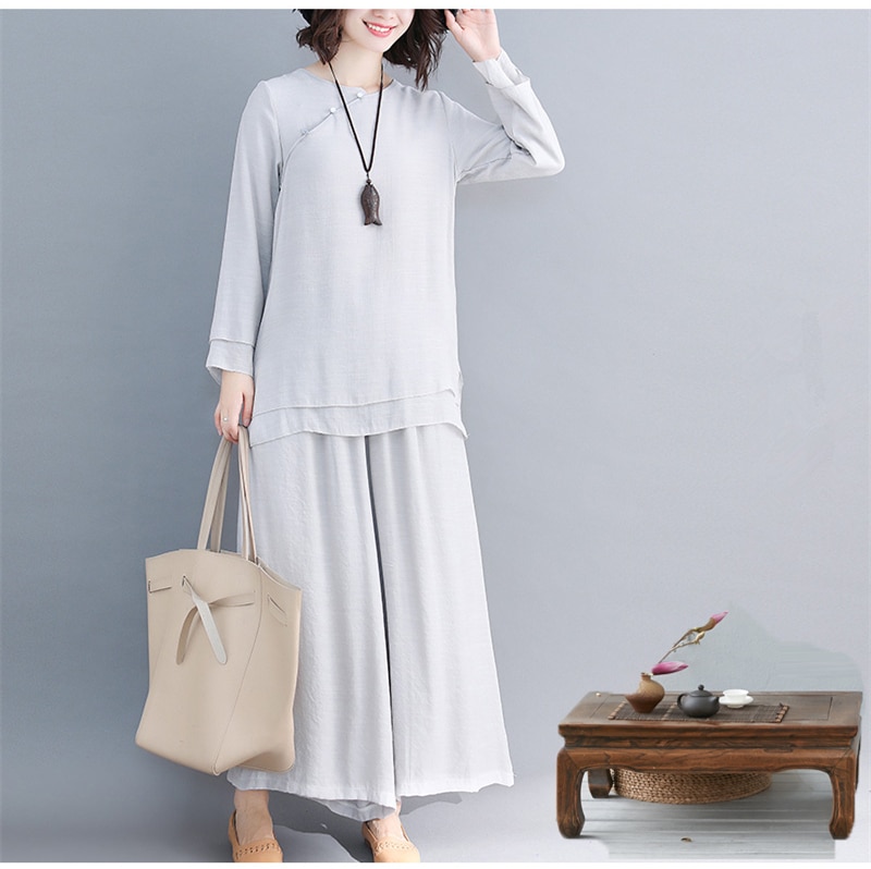 New Spring Autumn Muslim Women's clothes sweatsuits for women Suits sets Full sleeve Tops + Long Pants Elastic Waist Casual 2pcs sets