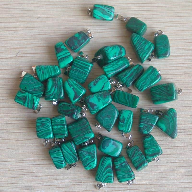 Wholesale 50pcs/lot 2018 hot selling trendy Assorted Natural stone Mixed Irregular shape pendants charms jewelry Free shipping