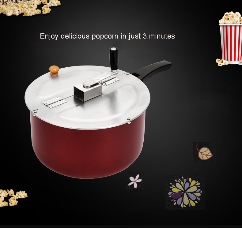 Hand popcorn maker popcorn popper for Gas cooker / Electromagnetic stove Commercial household