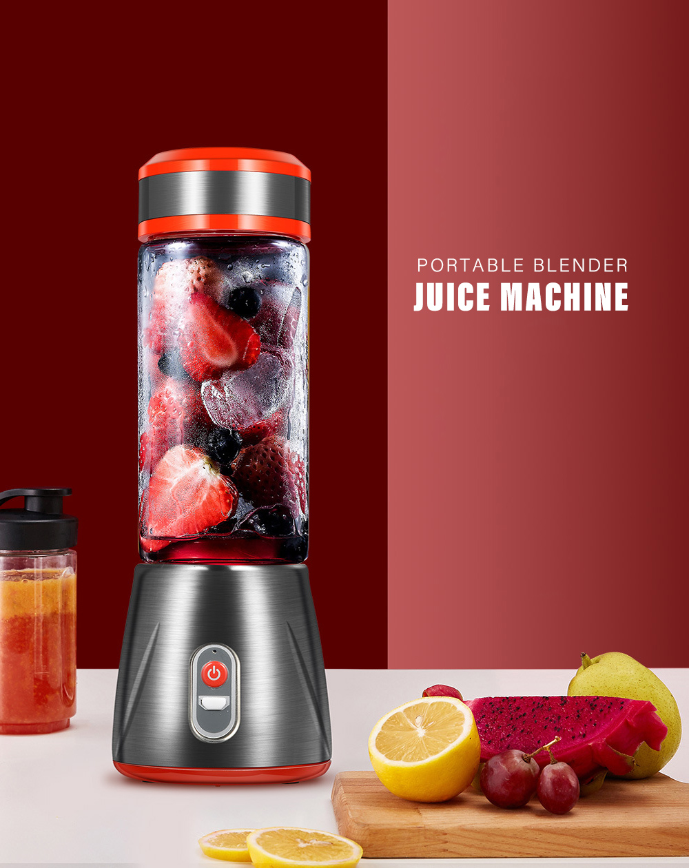 450ml Multipurpose Portable Blender Juicer Extractor Machine USB Charging Household Egg Whisk/Food small Cut Mixer Juicer Cup