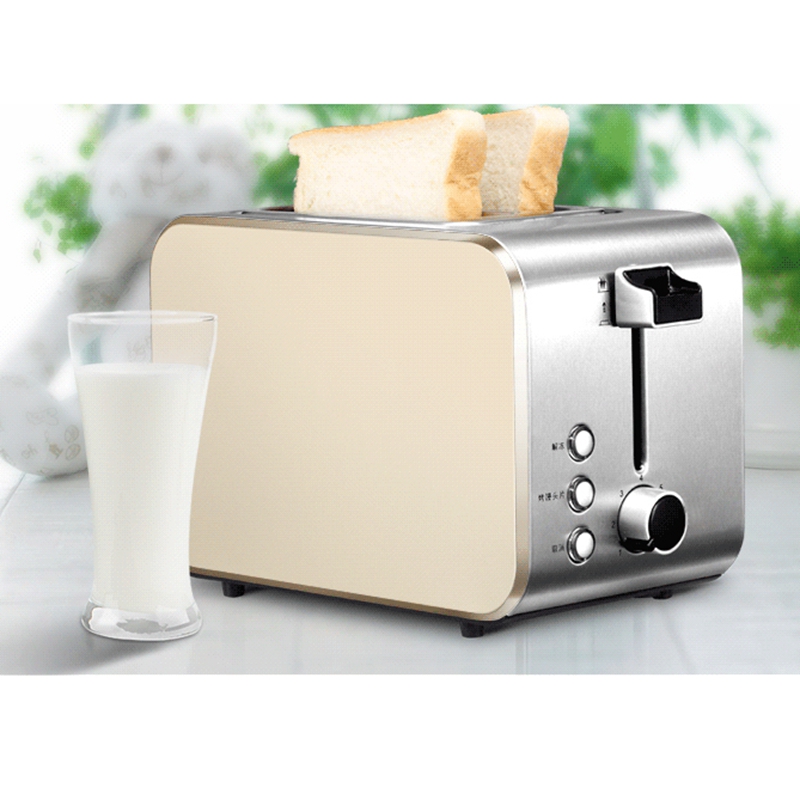 DMWD 750W Home Stainless Steel Bread Toaster Breakfast Machine Toast Oven Steamed Bun Slice Baking Machine 220V