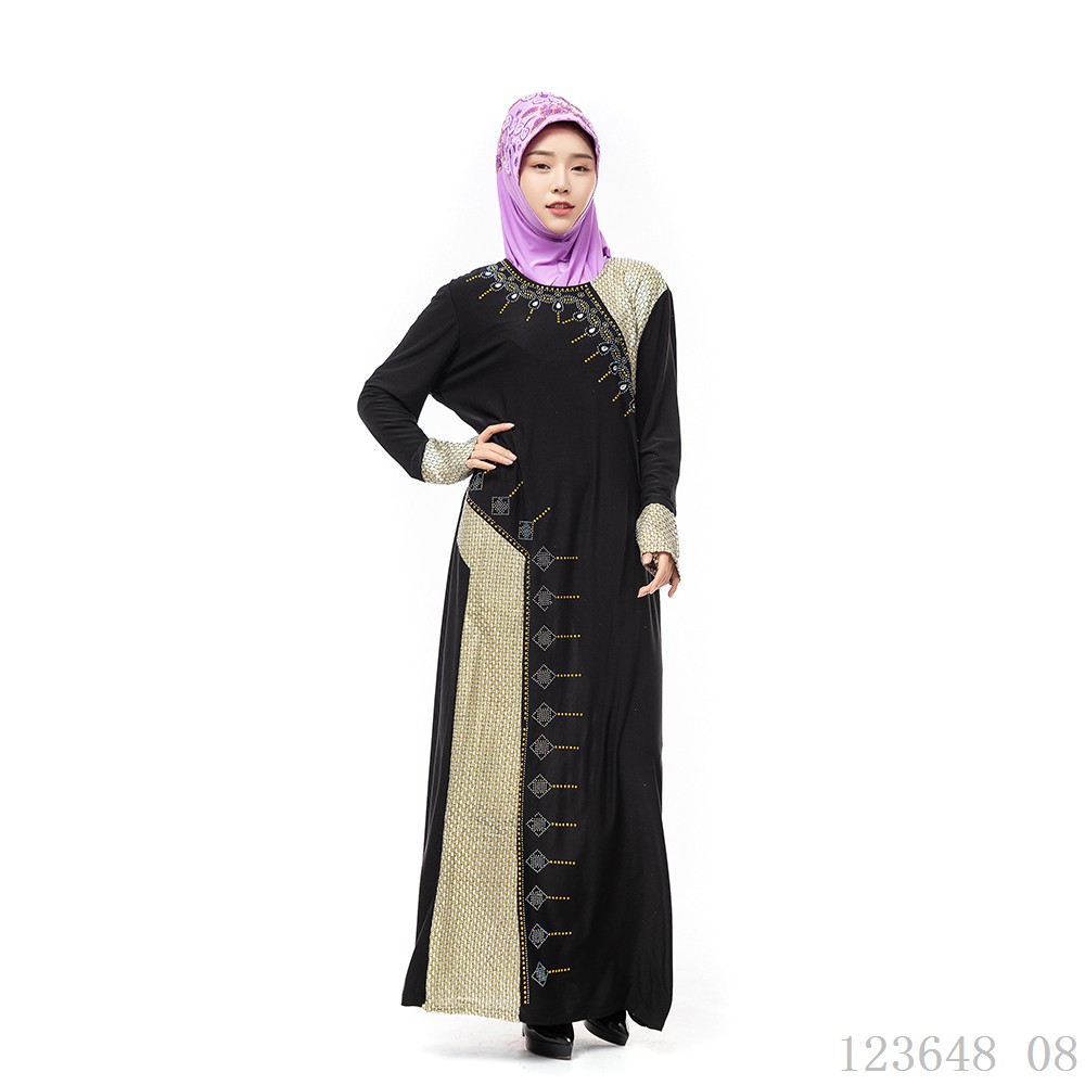 Pakistan Free Abaya  Islamic Clothing Hot Muslim Dress Prayer Clothes Black Abayas for Women Kaftan Without Hijab Scarf