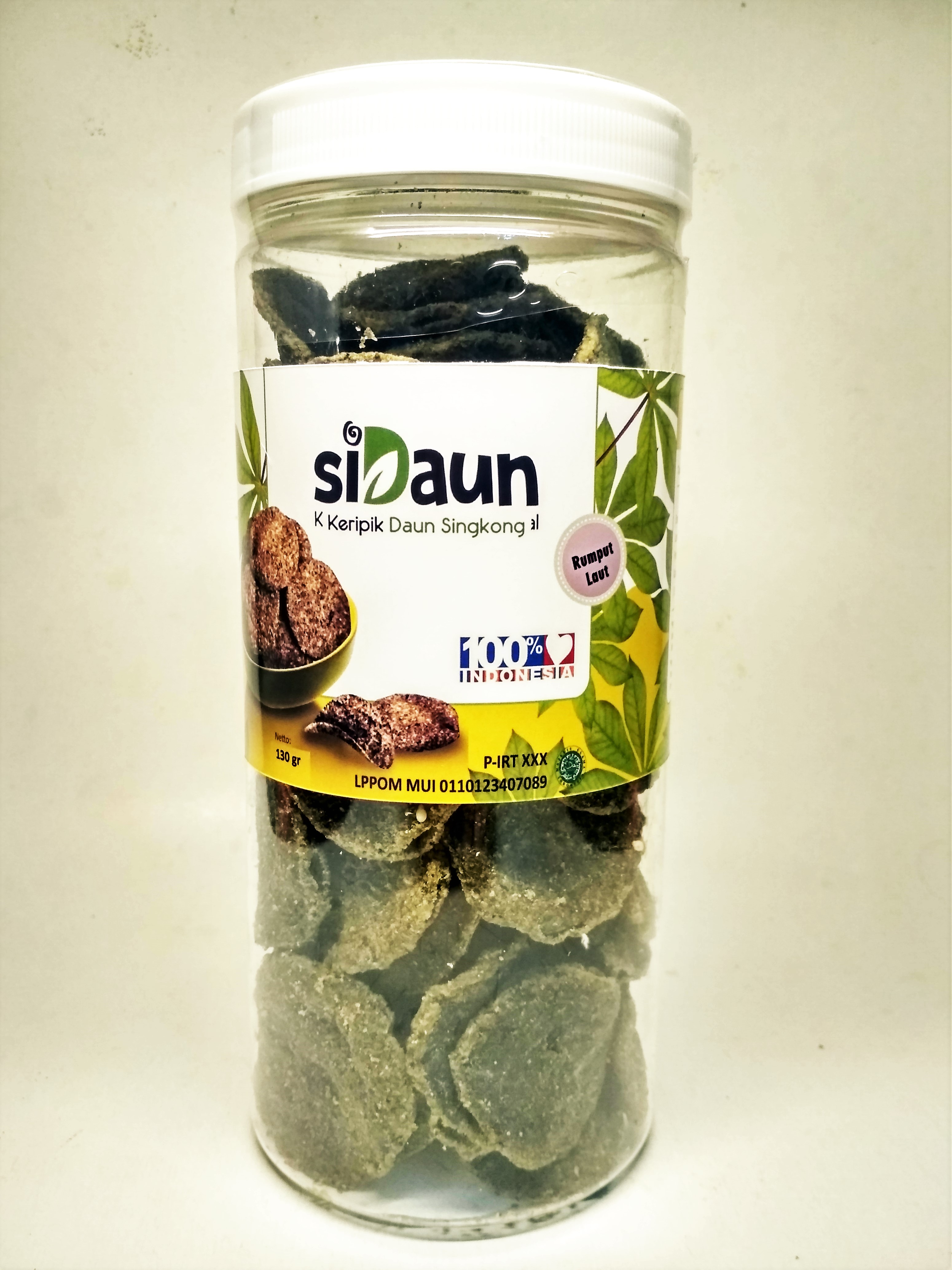 SiDaun Rumput Laut / Cassava Leaf Chips (Seaweed Flavour)