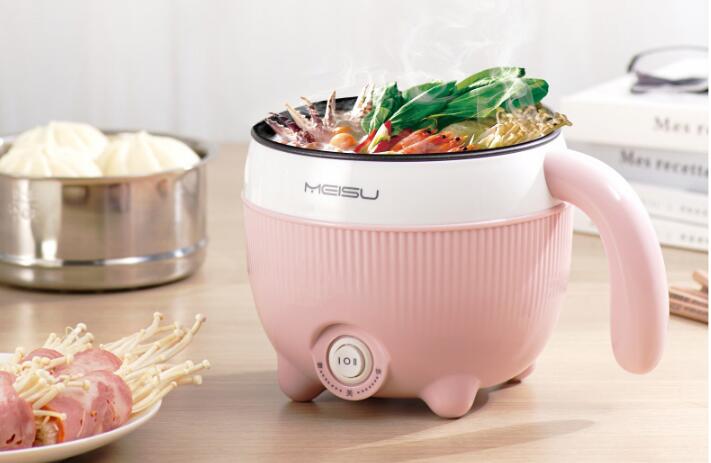 220V Multifunction Electric Cooking Pot Household Mini Cooking Machine Stainless Steel Inner Available Multi Cooker