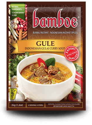 Indonesian Gule Instant Spices - Bamboe Bumbu Gule  -  Bamboe Instant Spices