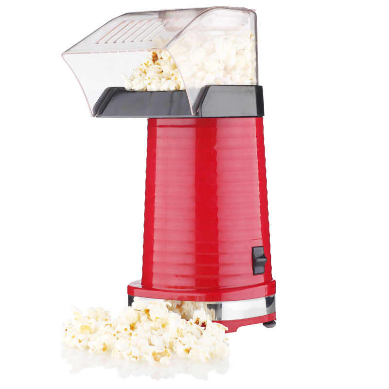 Auto Hot Air Popcorn Maker Household Mini Popcorn Machine Automatic DIY Corn Machine Popcorn Popper Kitchen Tools