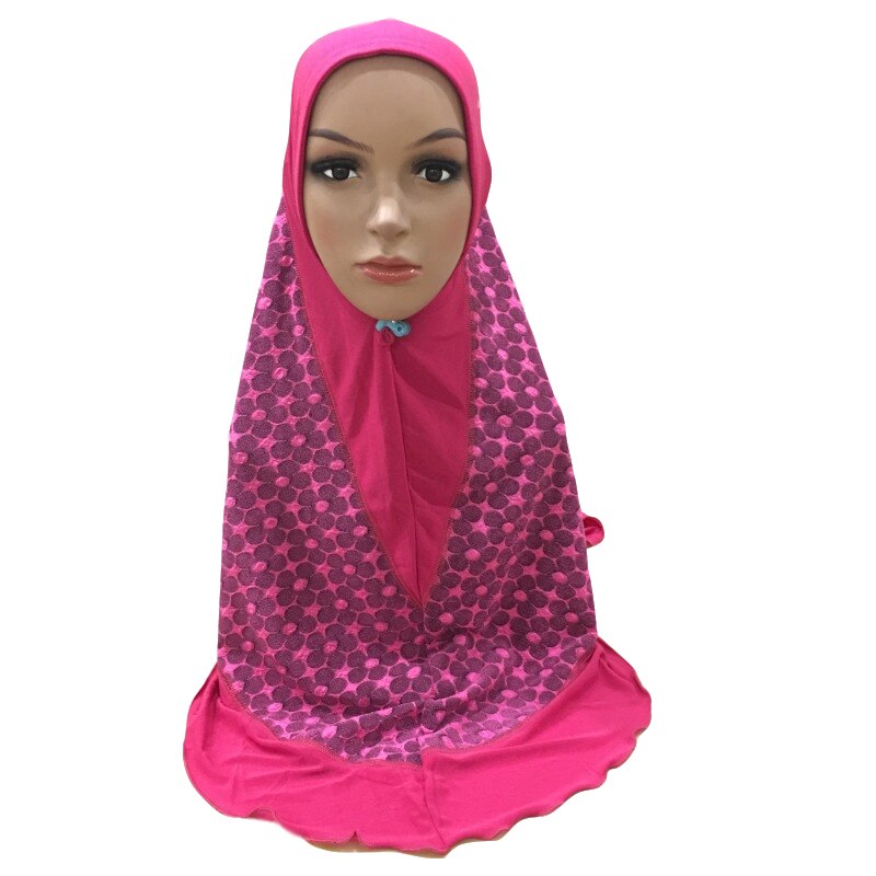 H1345 latest a little thick fabric muslim hijab big size print islamic scarf muslim amira hijab instant aravbic hats