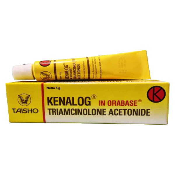 Kenalog in Orabase Triamcinolone acetonide 5g