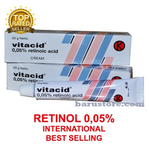 Vitacid 0,05% CREAM Anti Ageing Acne, Wrinkles, Papules