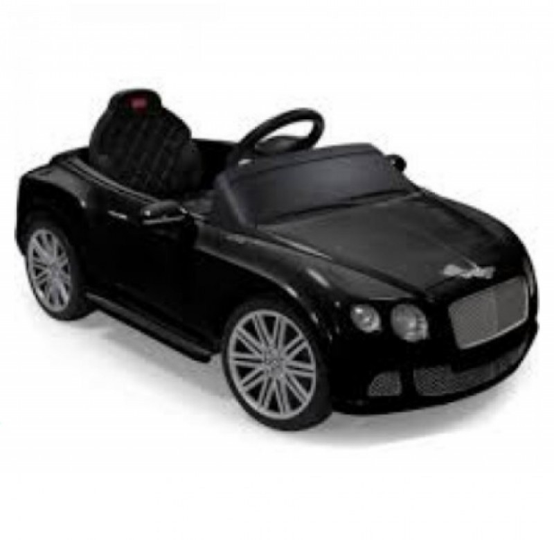 Rastar Bentley GTC Remote-Controlled 12V Battery Powered Car, Black