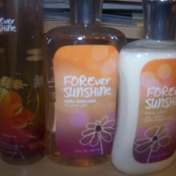 3 Piece Bath & Body Signature Collection Forever Sunshine Fragrance Gift - Fine