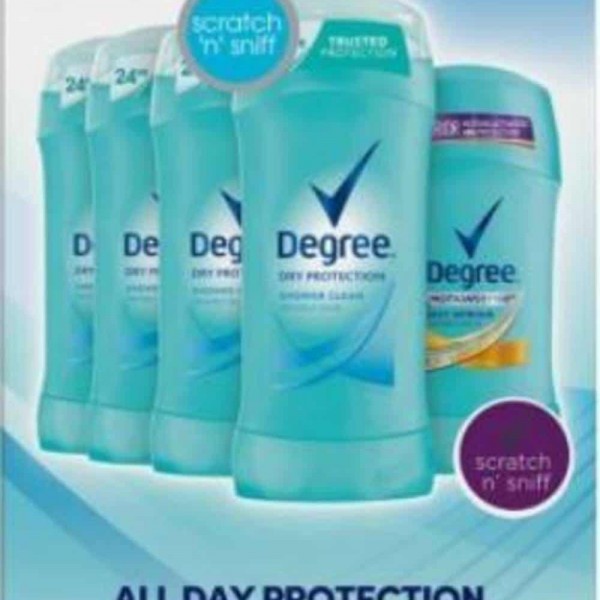 Degree Dry Protection Deodorant, Shower Clean (2.6 oz, 4 pk. + 1.6 oz. Sexy Intrigue)