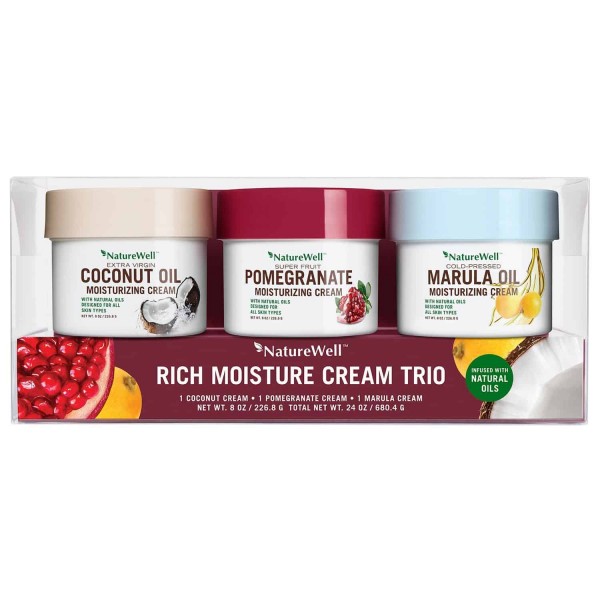 Nature Well Rich Moisture Cream Trio, Various Flavors 8 oz., 3 pk