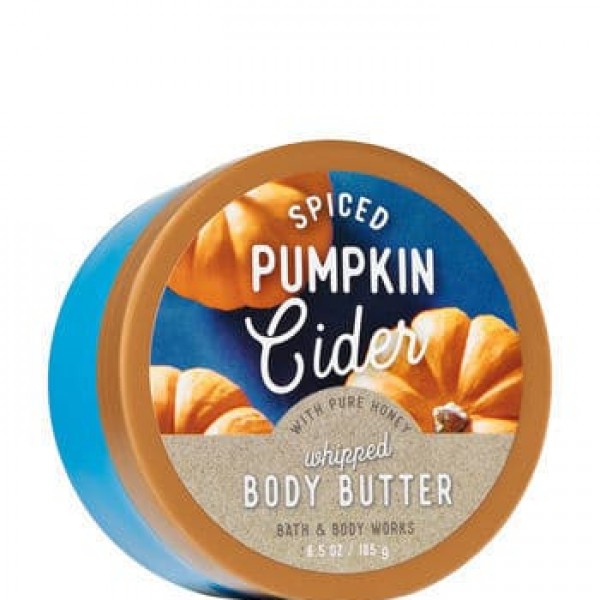 Bath & Body Works Spiced Pumpkin Cider Whipped Body Butter 6.5 oz/ 185 g