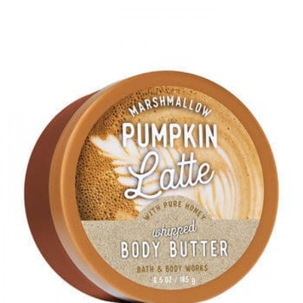 Bath & Body Works Marshmallow Pumpkin Latte Whipped Body Butter 6.5 fl oz/ 185 g