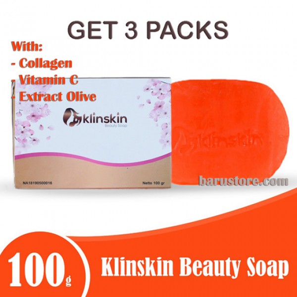 KlinSkin Beauty Skin care Soap Vitamin C and Collagen For Body Face Acne Wrinkles Dull Skin