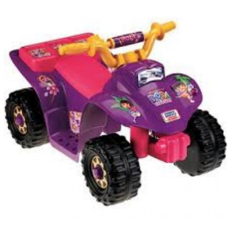 Fisher-Price Power Wheels 10th Anniversary Dora Lil' 6-Volt Quad